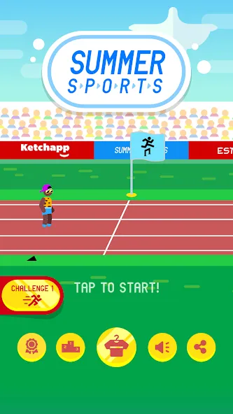 Ketchapp Summer Sports (Кетчапп Летний Спорт)  [МОД Меню] Screenshot 5