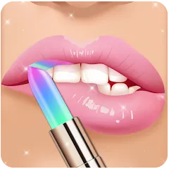 Скачать взломанную Lip Art Makeup Beauty Game  [МОД Все открыто] - стабильная версия apk на Андроид
