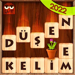 Взломанная Düşen! Kelime Oyunu  [МОД Mega Pack] - последняя версия apk на Андроид
