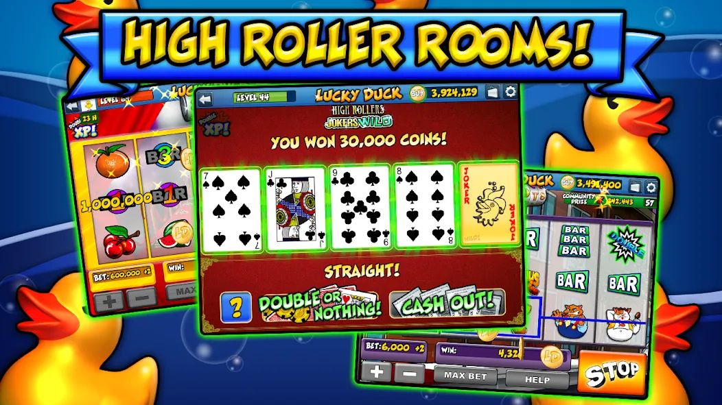 Lucky Duck Slots (Лаки Дак Слотс)  [МОД Бесконечные монеты] Screenshot 5