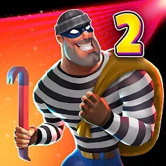 Взлом Robbery Madness 2:Stealth game (Робери Маднесс 2)  [МОД Много денег] - полная версия apk на Андроид