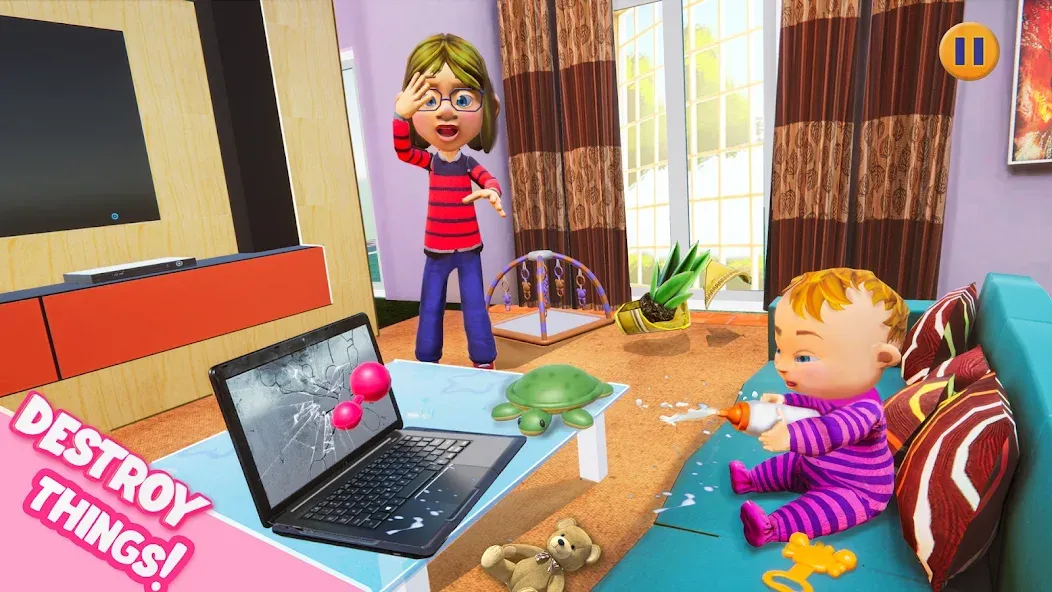 Virtual Baby Mother Simulator  [МОД Все открыто] Screenshot 4