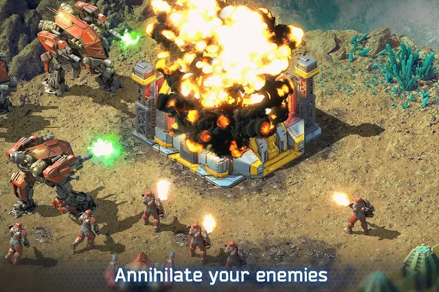 Battle for the Galaxy  [МОД Бесконечные деньги] Screenshot 3