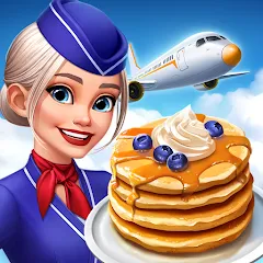 Скачать взлом Airplane Chefs - Cooking Game (Эйрплейн Чефз)  [МОД Много монет] - стабильная версия apk на Андроид