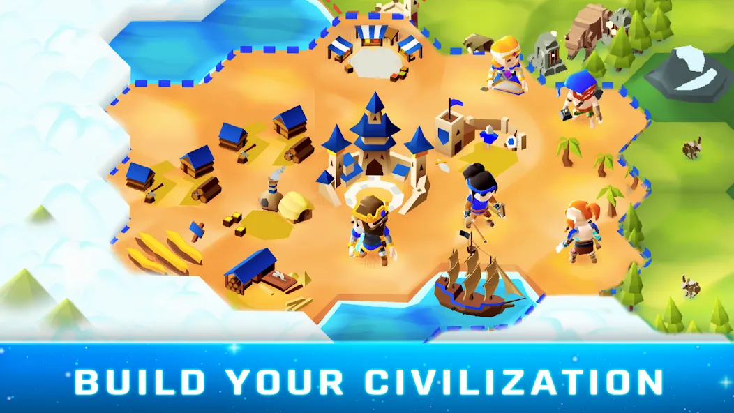 Hexapolis: Civilization wars (Хексаполис)  [МОД Mega Pack] Screenshot 2