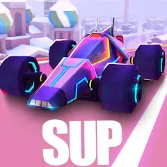 Скачать взломанную SUP Multiplayer Racing Games (СУП Мультиплеер Рейсинг)  [МОД Unlimited Money] - стабильная версия apk на Андроид