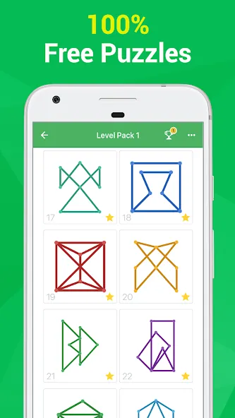1LINE –One Line with One Touch (ЛАЙН)  [МОД Unlocked] Screenshot 3