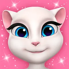 Взлом My Talking Angela  [МОД Много денег] - полная версия apk на Андроид
