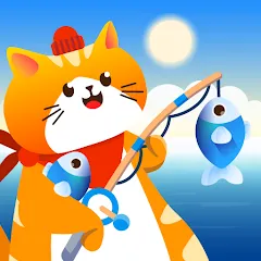 Взломанная Idle Furry Fishing!  [МОД Unlocked] - полная версия apk на Андроид