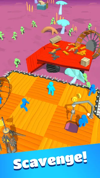 Zombie Raft (Зомби Рафт)  [МОД Menu] Screenshot 3