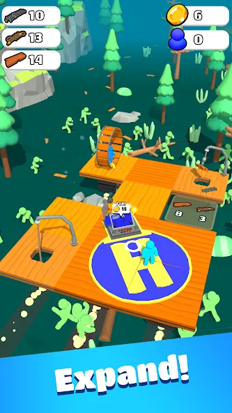 Zombie Raft (Зомби Рафт)  [МОД Menu] Screenshot 5