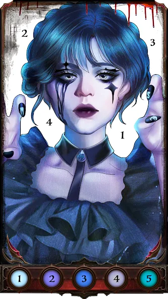 Dark, Horror Color by Number  [МОД Бесконечные деньги] Screenshot 5