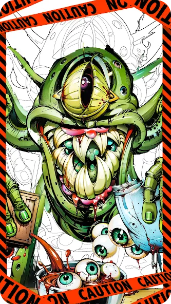 Dark Fantasy Coloring Games  [МОД Меню] Screenshot 2