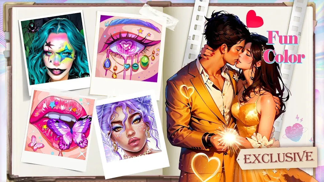 Fun Color:Happy Coloring games  [МОД Много денег] Screenshot 4