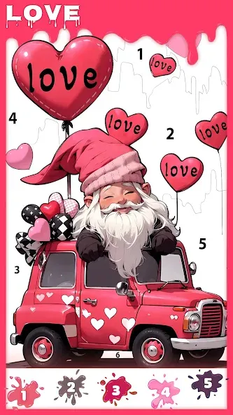 Paint Color: Color by number  [МОД Бесконечные деньги] Screenshot 3