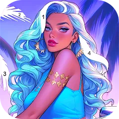 Взлом Paint Color: Color by number  [МОД Бесконечные деньги] - последняя версия apk на Андроид