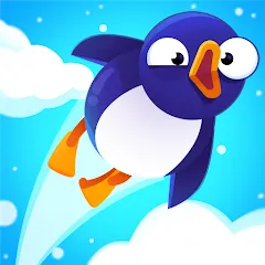Скачать взломанную Bouncemasters: Penguin Games (Баунсмастерс)  [МОД Много монет] - полная версия apk на Андроид