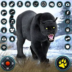 Скачать взломанную Wild Black Panther Games  [МОД Все открыто] - полная версия apk на Андроид