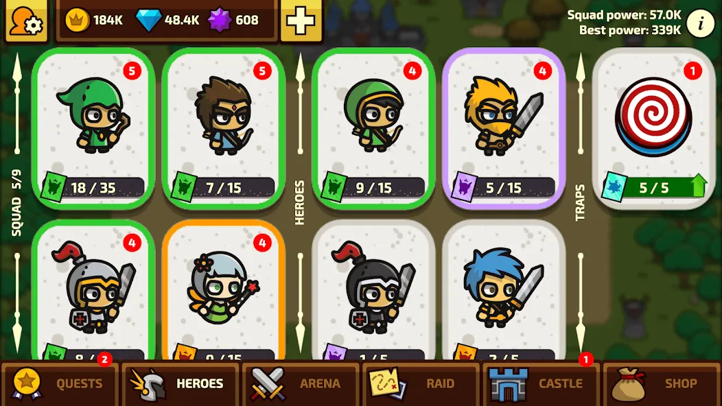 Raid Heroes: Total War  [МОД Много денег] Screenshot 4