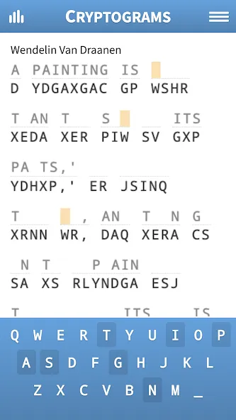 Cryptograms · Decrypt Quotes  [МОД Menu] Screenshot 1