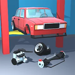 Скачать взлом Retro Garage - Car Mechanic  [МОД Все открыто] - стабильная версия apk на Андроид