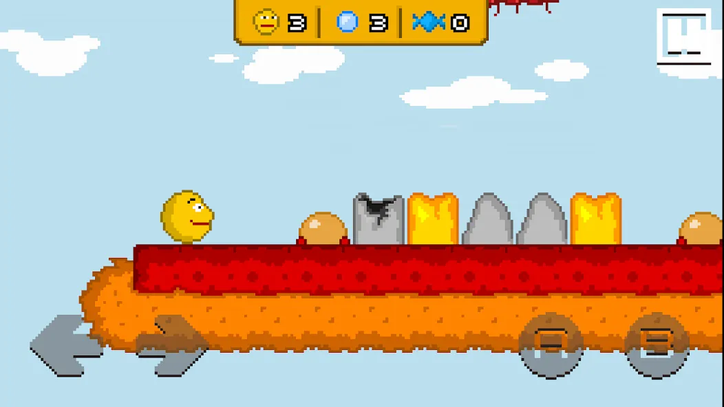 Kolobok Adventures inside Fox  [МОД Бесконечные монеты] Screenshot 3