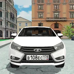 Скачать взлом Русская тачка Лада Веста  [МОД Unlocked] - полная версия apk на Андроид