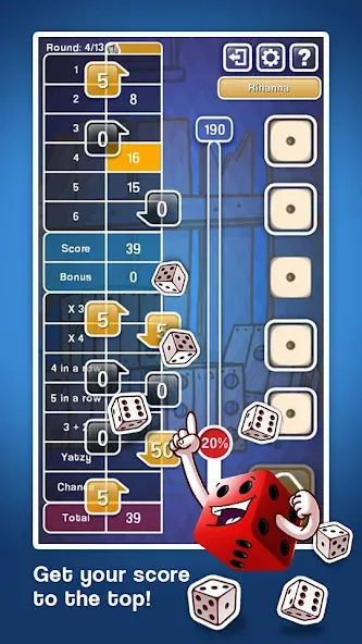Yatzy Ultimate (Ятзи Ультимейт)  [МОД Unlimited Money] Screenshot 2