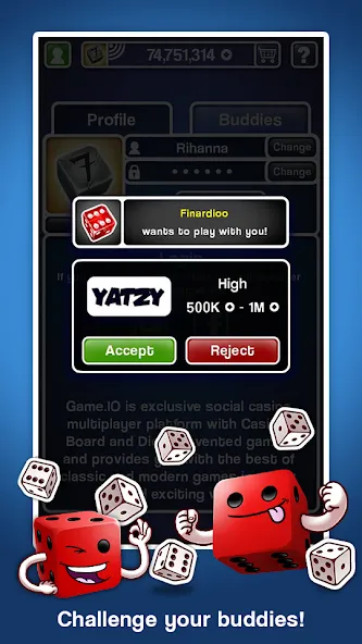 Yatzy Ultimate (Ятзи Ультимейт)  [МОД Unlimited Money] Screenshot 4