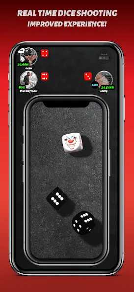 Phone Dice™ Street Dice Game (Фон Дайс Стрит Дайс Гейм)  [МОД Много монет] Screenshot 5
