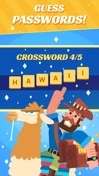 Crossword Islands:Daily puzzle  [МОД Много монет] Screenshot 1