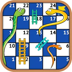 Взлом Snakes and Ladders - Ludo Game (Змеи и лестницы)  [МОД Меню] - последняя версия apk на Андроид