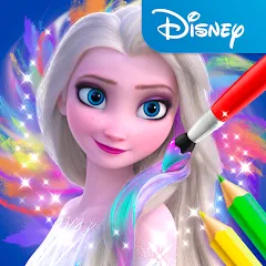 Скачать взлом Disney Coloring World (Дисней)  [МОД Бесконечные деньги] - стабильная версия apk на Андроид