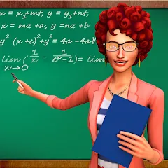 Скачать взломанную High School Teacher Sim Games  [МОД Menu] - стабильная версия apk на Андроид