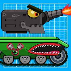 Взломанная TankCraft – War Tank Battles (ТанкКрафт)  [МОД Много монет] - стабильная версия apk на Андроид