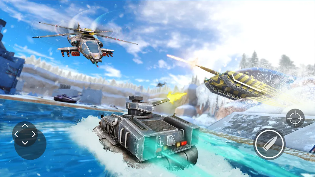 Massive Warfare: Tanks PvP War (Массовая война)  [МОД Unlocked] Screenshot 4