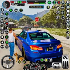 Скачать взломанную US Car Parking Game 2024  [МОД Бесконечные деньги] - последняя версия apk на Андроид