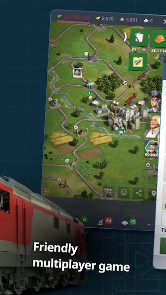 Rail Nation - Railroad Tycoon (Рэйл Нэйшн)  [МОД Все открыто] Screenshot 3
