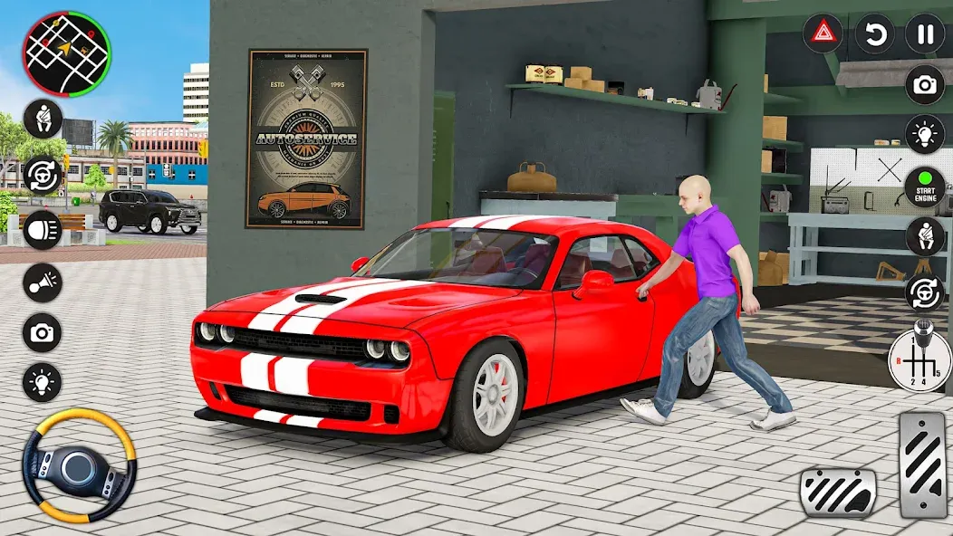 City Car Simulator & Car City  [МОД Бесконечные монеты] Screenshot 2