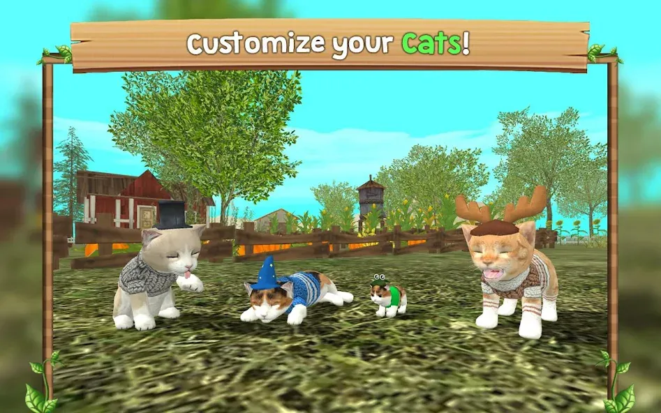 Cat Sim Online: Play with Cats  [МОД Бесконечные монеты] Screenshot 5