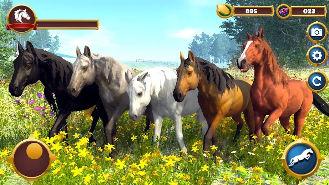Virtual Horse Family Simulator  [МОД Меню] Screenshot 2