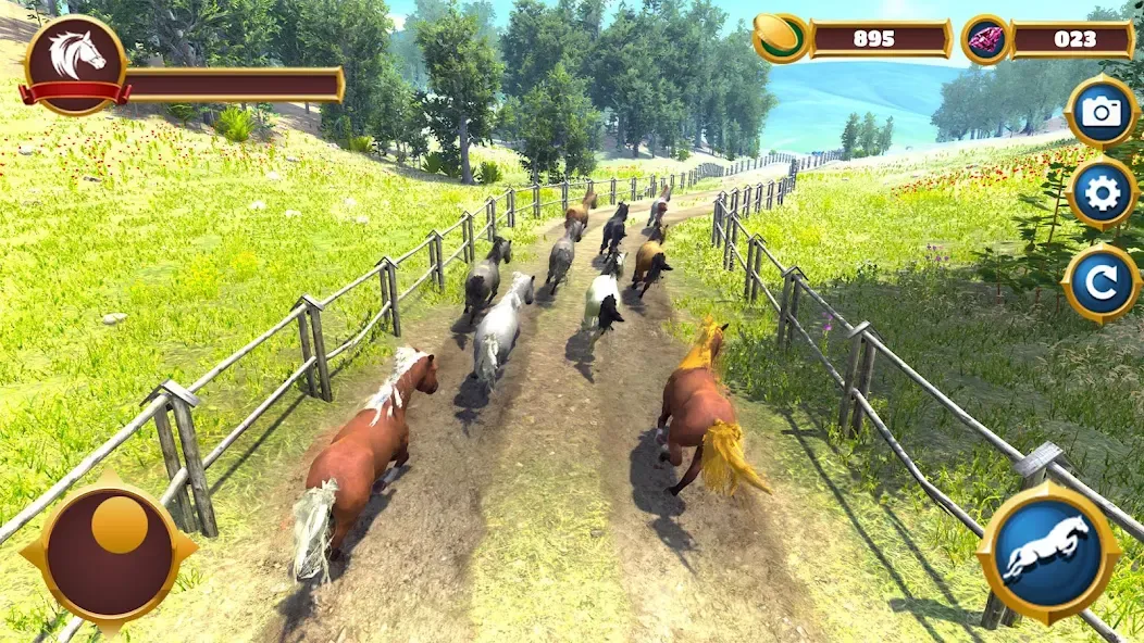 Virtual Horse Family Simulator  [МОД Меню] Screenshot 5