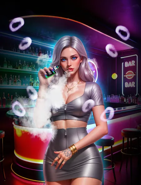 Virtual Vape Smoke Simulation (Виртуальное имитирование дыма от вэйпа)  [МОД Бесконечные деньги] Screenshot 2