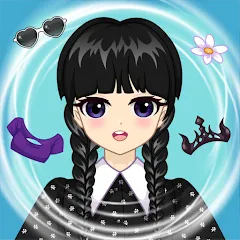 Скачать взломанную Anime Dress Up for Adults  [МОД Много монет] - стабильная версия apk на Андроид