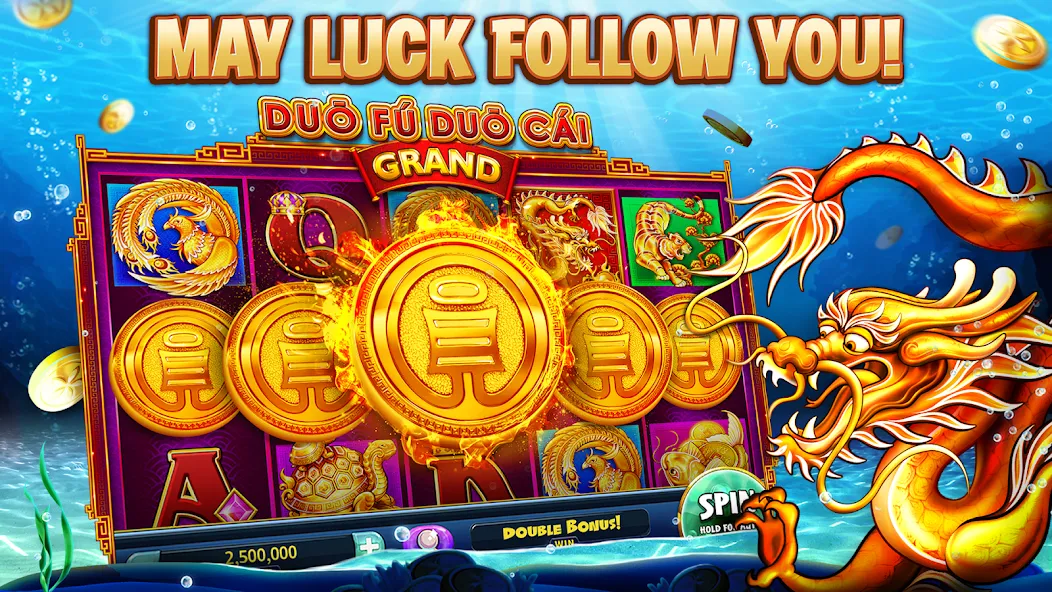 Gold Fish Casino Slot Games (Голдфиш)  [МОД Меню] Screenshot 2