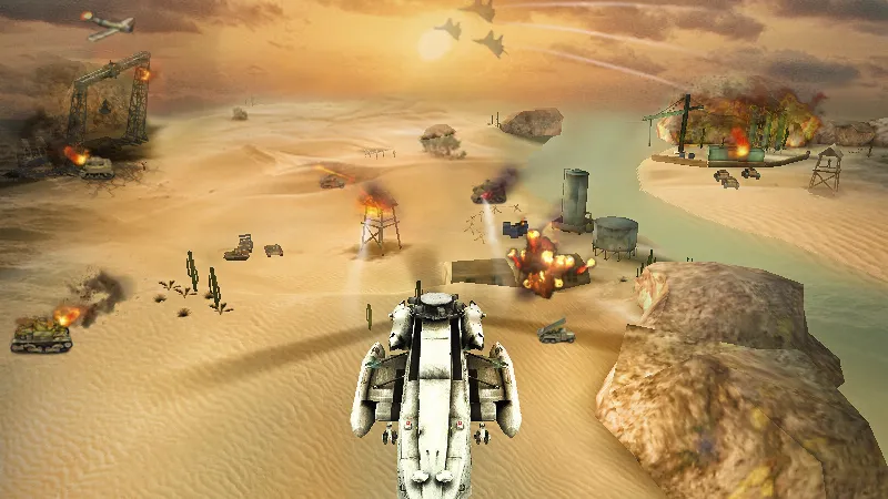 Gunship Strike 3D  [МОД Много монет] Screenshot 1