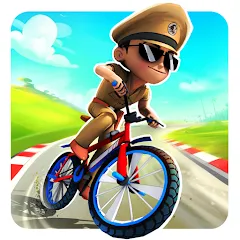 Взлом Little Singham Cycle Race (Литл Сингам Велосипедная Гонка)  [МОД Бесконечные деньги] - полная версия apk на Андроид