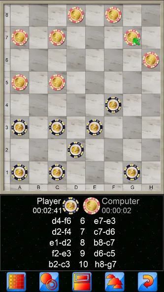 Checkers, draughts and dama  [МОД Много денег] Screenshot 5