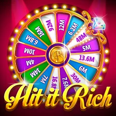 Взлом Hit it Rich! Casino Slots Game  [МОД Бесконечные деньги] - стабильная версия apk на Андроид