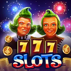 Взломанная Willy Wonka Vegas Casino Slots (Вилли Вонка Вегас Казино Слоты)  [МОД Все открыто] - полная версия apk на Андроид